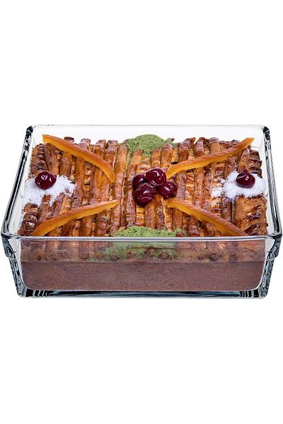 Paşabahçe Pasabahce Borcam Square Oven Glass Oven Tray 23 cm