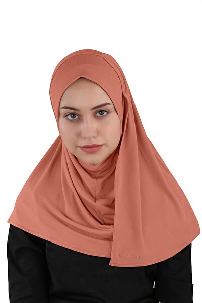 Ecardin شال عمامة من قماش ليكرا ساندي - St 500 سلمون