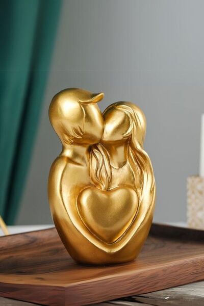 tambana Gold Heykel Biblo Dekoratif Süs Eşyası Dekoratif Masa Süsü Salon Akse...