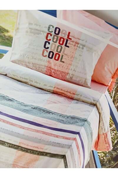 altınbaşak home FRANCO SALMON Set cuvertură de pilota unică, 100% bumbac