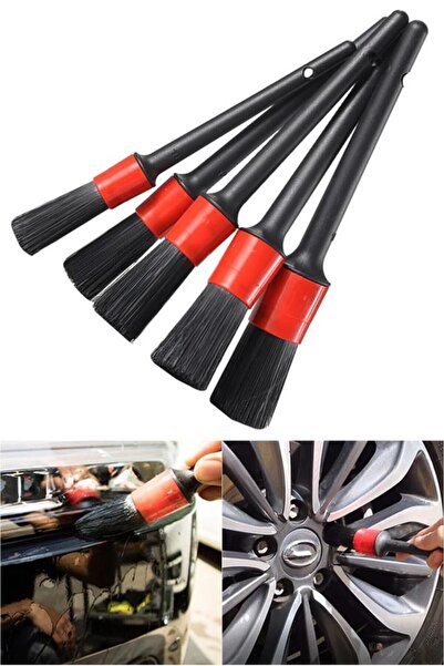 DEMPOWER Araç İçi-Dışı Temizleme Fırça Seti - 5'li Set