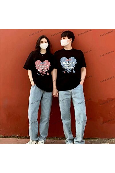 Tarzsokak New Season Tir Harajuku Style Couple Lover Couple Ρούχα - 2 Τεμάχια