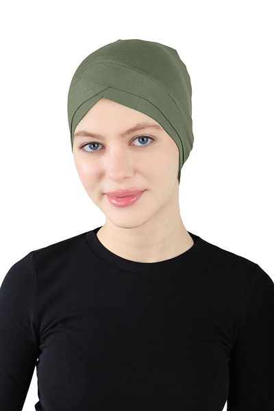 Ecardin Khaki Color Comfortable Crossbody Bonnet - St 060