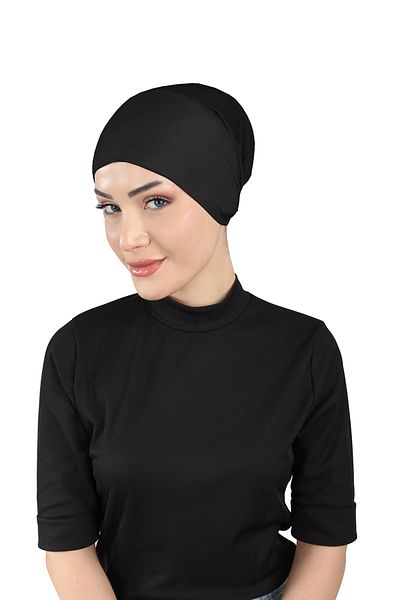 Ecardin Adjustable Comfortable Sports Breathable Fit Bonnet - St105 Black