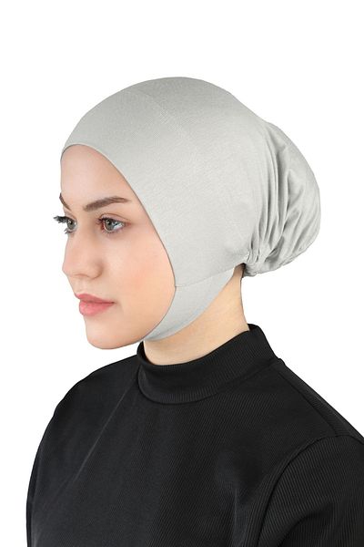 Ecardin Άνετο Hijab Ready με Σαγόνια - St 110 Cream