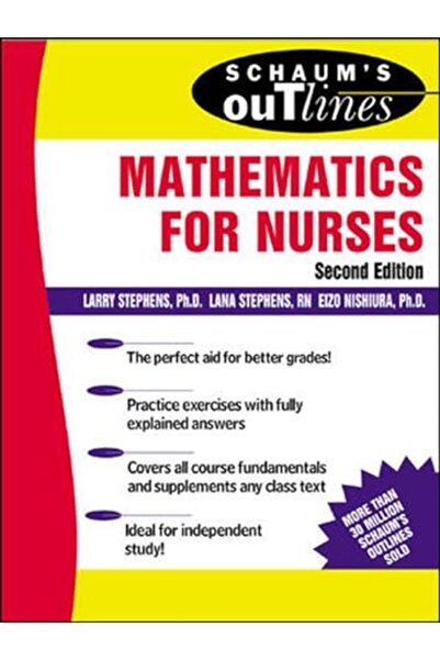 Mcgraw-Hill مخطط شوم للرياضيات للممرضات