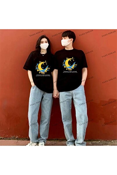 Tarzsokak Noul sezon Tir Harajuku Style Couple Lover Couple - 2 piese