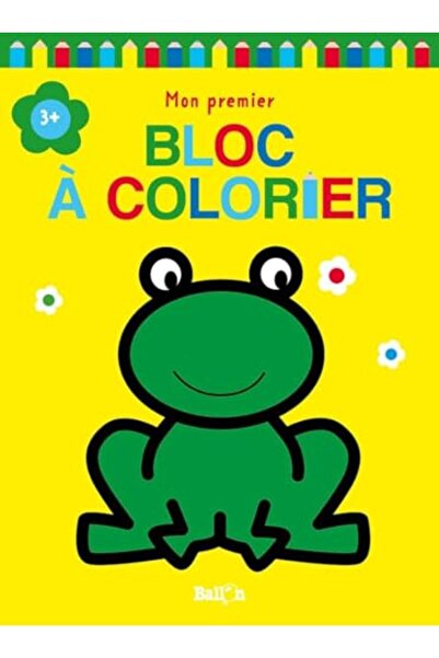 Hachette Mon Premier Bloc A Colorier 3 Grenouille