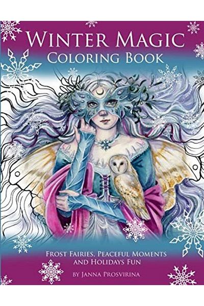 Ingram Winter Magic Coloring Book Frost Fairies Peaceful Moments And Holidays Fun