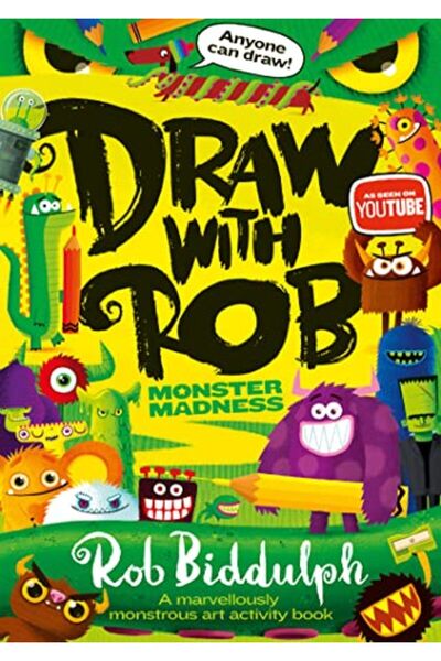 Harper Collins ارسم مع جنون روب مونستر