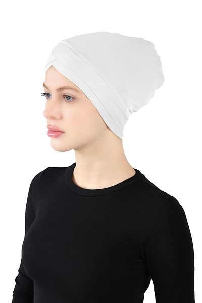Ecardin White Comfortable Crossbody Bonnet - St 060