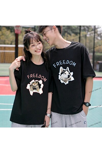 Tarzsokak Noul sezon Tir Harajuku Style Couple Lover Couple - 2 piese