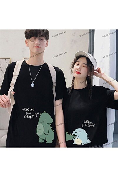 Tarzsokak Noul sezon Tir Harajuku Style Couple Lover Couple - 2 piese