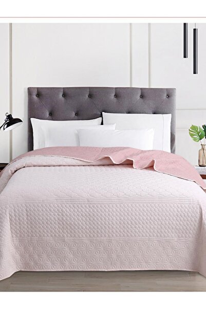 YGT Home Dremi Çift Kişilik Çok Amaçlı Kapitone Dikiş Yatak Örtüsü Pudra| 200x220