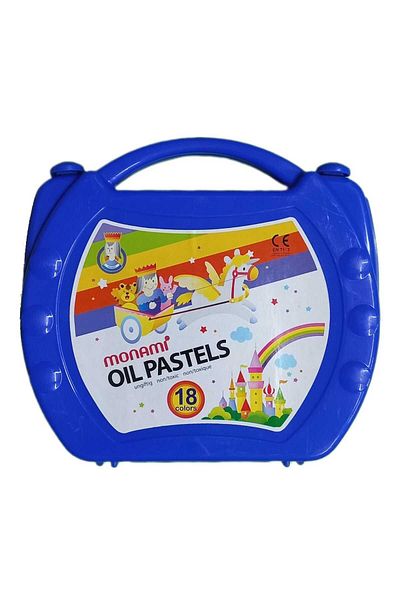 Monami 18 Color Pastel Blue Paint with Bag