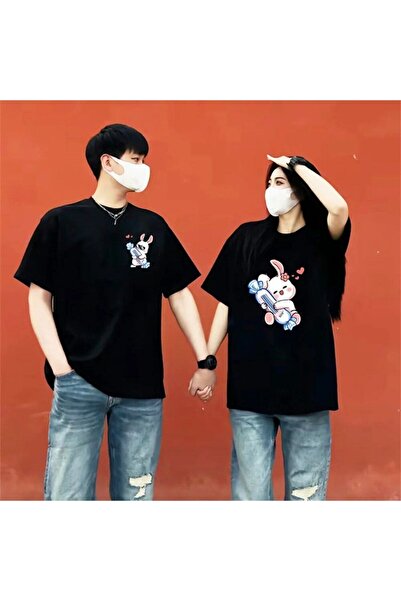 Tarzsokak New Season Tir Harajuku Style Couple Lover Couple Ρούχα - 2 Τεμάχια