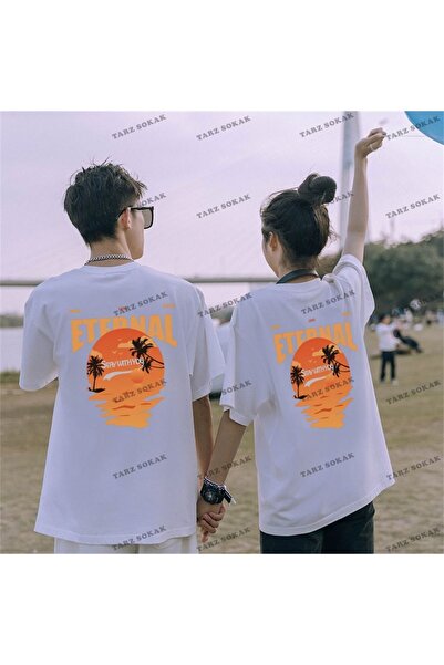 Tarzsokak New Season Tir Harajuku Style Couple Lover Couple Ρούχα - 2 Τεμάχια