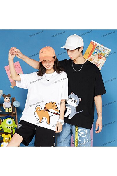 Tarzsokak New Season Tir Harajuku Style Couple Lover Couple Ρούχα - 2 Τεμάχια