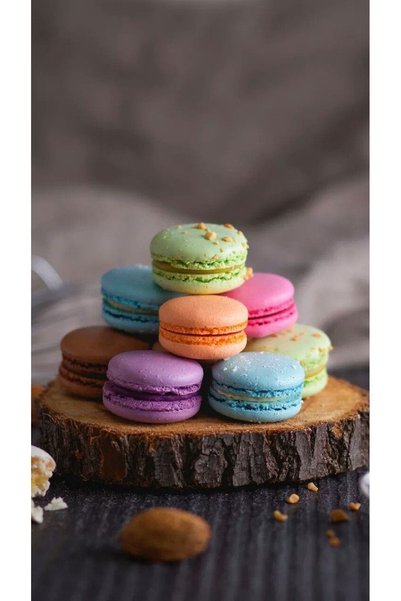 Familya Glutensiz Glutensiz Makaron Renkli 6 Adet