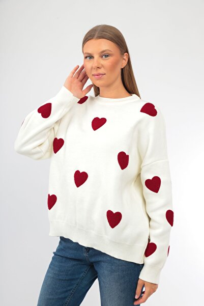 AGD COLLECTİON Pulover inimă