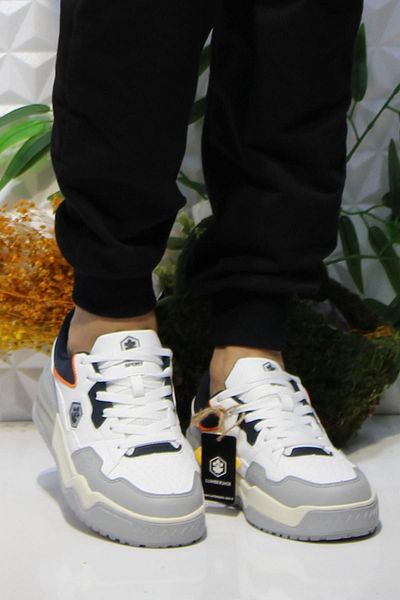 lumberjack Ανδρικά αθλητικά παπούτσια Murrıel White Navy Blue - Άνετο πρωτότυπο προϊόν