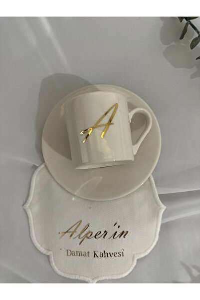 Defne Hediyelik Kahve fincanı ve peçetesi