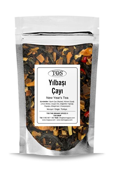 TOS The Organic Spices شاي رأس السنة - 100 جرام، الأول جودة، شاي عيد الميلاد