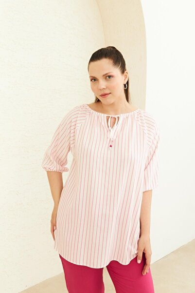 Curly RUŽIČASTA PRAVČASTA KRAGNA SA VREĆICAMA