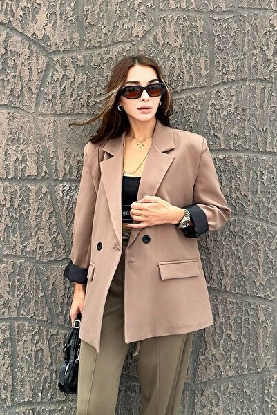 Modamesta Alessi Kahve Premium Blazer Ceket