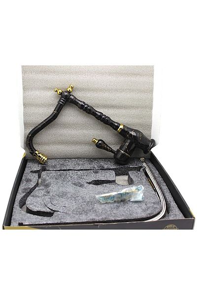 Class Armatür Kitchen Black Marble Patterned Sink Mixer