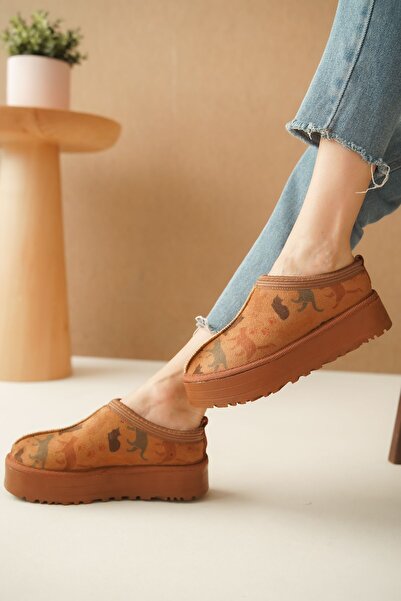 Lively Stylish Водоустойчиви удобни домашни пантофи с дебела подметка - Furry Inside