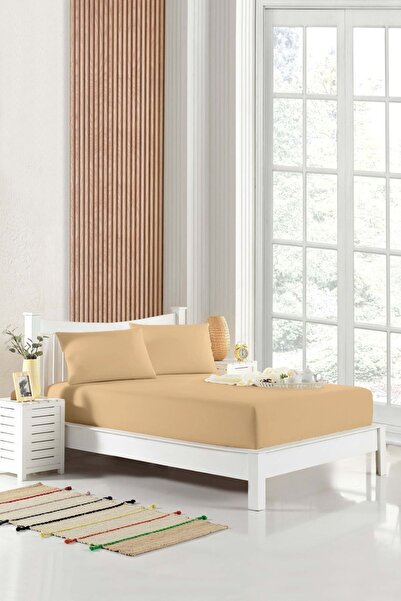 LİNDOA Mikrofiber Renkli Çift Kişilik Sıvı Geçirmez Alez Yatak Koruyucu Tek K...