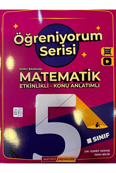 Matsev Yayıncılık 5.SINIF ÖĞRENİYORUM SERİSİ MATSEV YAYINCILIK GÜNCEL BASKI