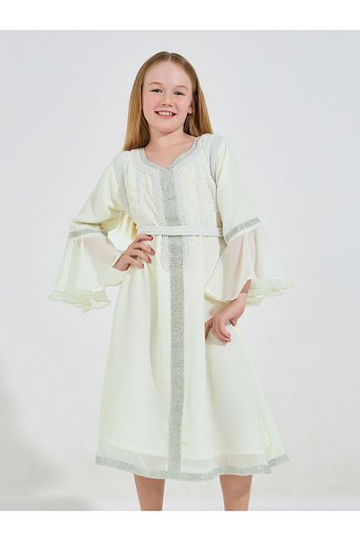 Maxim Creation By Styli V Neck Embellished Kaftan