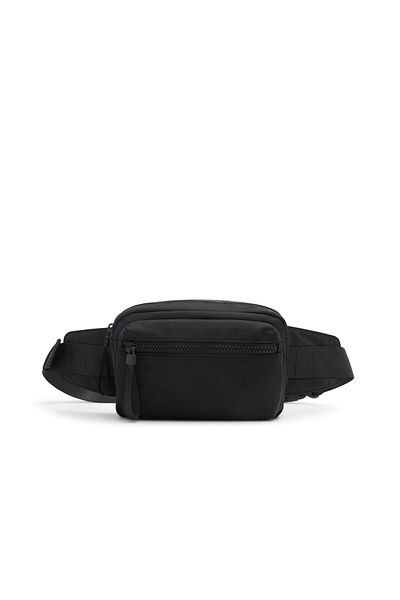 Call it Spring Men's Black Waist Pouch Non-Removable Adjustable Cross Strap