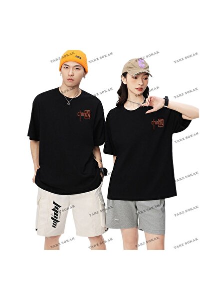 Tarzsokak New Season Tir Harajuku Style Couple Lover Couple Ρούχα - 2 Τεμάχια