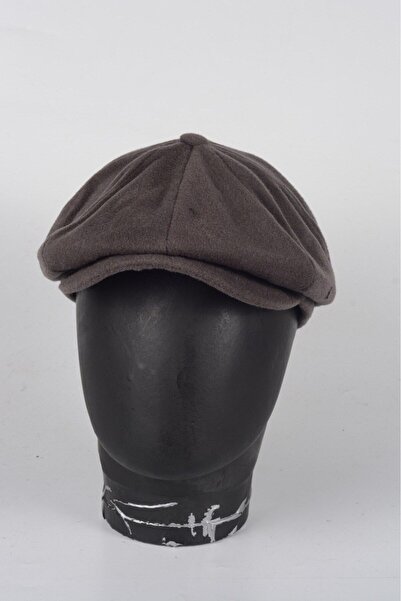 mercantoptan Зимова 8-частинна кашмірова однотонна капелюх Peaky Blinders для чоловіків