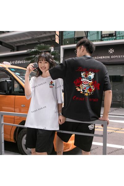 Tarzsokak Noul sezon Tir Harajuku Style Couple Lover Couple - 2 piese