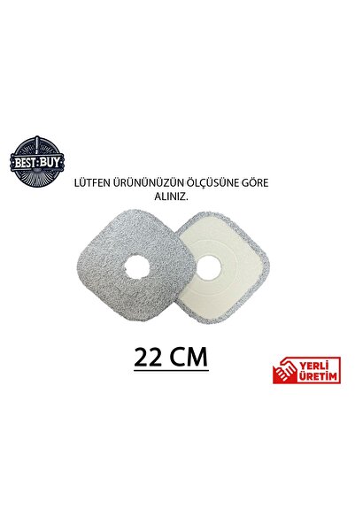 best buy BEST KARE MOP UYUMLU 2'Lİ YEDEK BEZ 22 CM (KİRLİ SU - TEMİZ SU AYIRA...