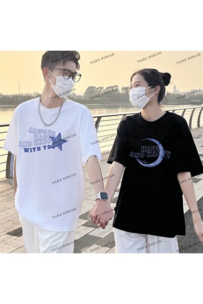 Tarzsokak New Season Tir Harajuku Style Couple Lover Couple Ρούχα - 2 Τεμάχια