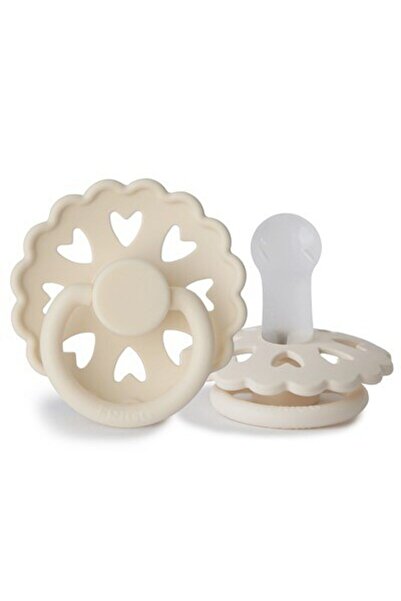 Frigg Fairytale 6-18 Ay Krem Unisex Bebek Silikon Emzik