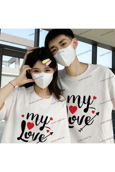 Tarzsokak New Season Tir Harajuku Style Couple Lover Couple Ρούχα - 2 Τεμάχια