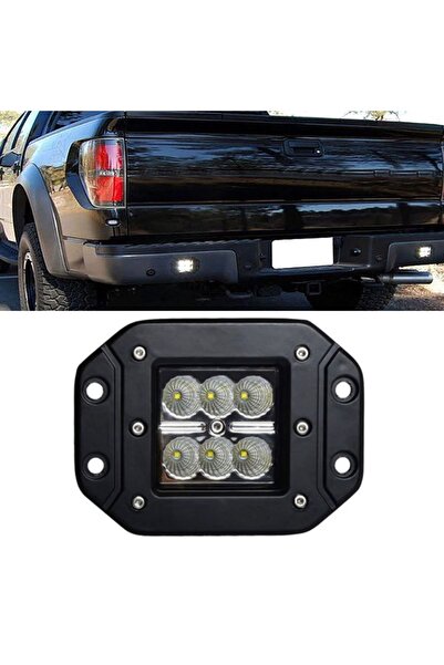 Oto Aksesuarcım White 6 LED Off Road Projector - Recessed Type, Ong29 Model