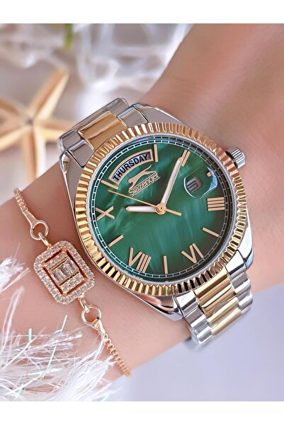Slazenger New Season Elite Model 30 Mt Water Resistant Bracelet Gift Women's ...