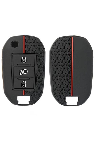 ŞENYILDIZ AKSESUAR Peugeot 3008 and 508 Rifter Silicone Key Case - 2Nd Please Look at the Picture