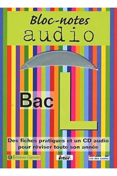 Sodis Blocnotes Bac L 1 Livre 1 CD Audio
