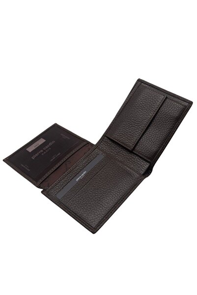 Pierre Cardin Δερμάτινο ανδρικό πορτοφόλι - Coffee Floater, Μοντέλο 2062A42