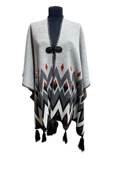 mim eşarp Akmoda - Thick Winter Knitwear Long Poncho