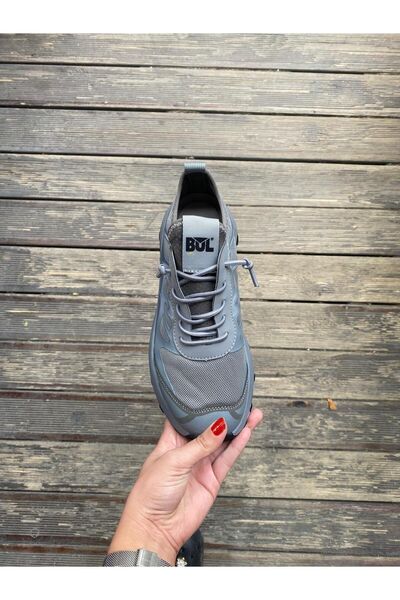 Bulldozer 241446 Smoked ανδρικό ορθοπεδικό αθλητικό παπούτσι - Χοντρή σόλα, ελαφρύ πλέγμα, αθλητικά παπούτσια για περπάτημα εξωτερικού χώρου