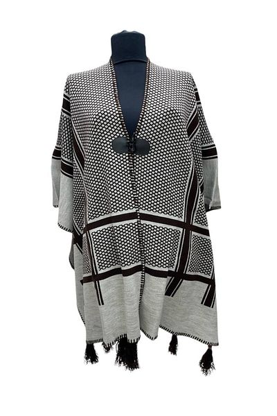 mim eşarp Akmoda - Thick Winter Knitwear Long Poncho